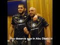 Volk and Makhachev linked up after their epic bout at UFC 284 ?
