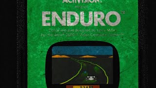 Enduro (Atari 2600) - Gameplay - (Screen Recorded!)