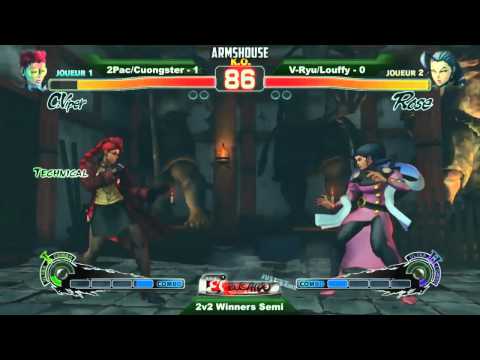 2Pac & Cuongster vs V-Ryu & Luffy - Bushido Impact 2v2 SSF4