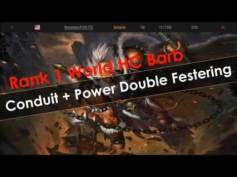 Rank 1 World Hardcore Barbarian GR150 SSF Diablo 3 Season 25