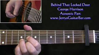 George Harrison Behind That Locked Door Intro Guitar Lesson