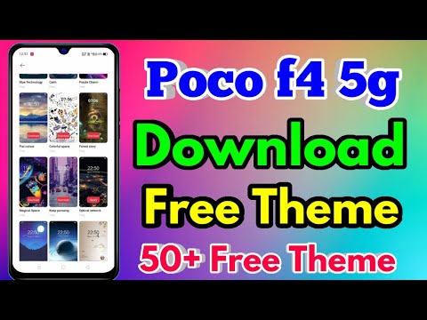 how to change theme in poco f4 5g | poco f4 5g me theme download kaise kare