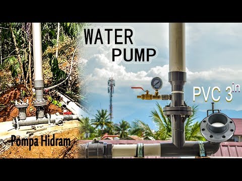 , title : 'Cara membuat Pompa Air tanpa listrik dari tempat rendah ke tempat tinggi Pipa PVC 3 inc - Ram Pump'