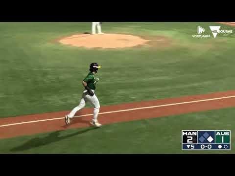 Hanwha Series 2025 | George Callil with a two-run homer for Team Australia