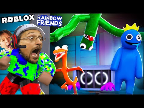 Roblox Rainbow Friends are NOT our Friends ????=???? (FGTeeV Gameplay w/ Drizz)