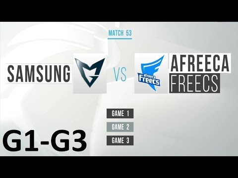 SSG vs AFS Game 1-3 Highlights - 2017 LCK SPRING SPLIT