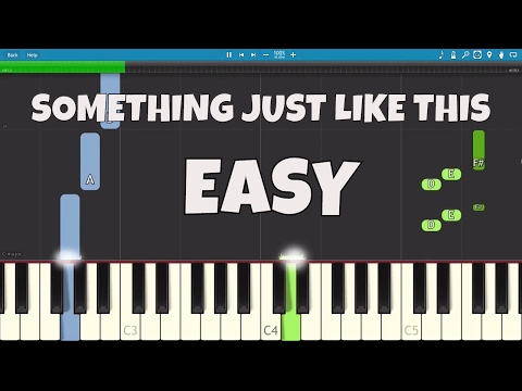 Something Just Like This Chainsmokers Piano Tutorial Easy Chords - roblox something just like this piano