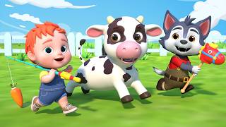 🐮 Seu Macdonald Tinha um Sítio! Animais da Fazenda | Compilação | Leo Português