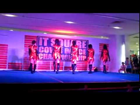 110313 Kara (카라) Lupin Jumping live IT Square cover dance championship by SinCerity