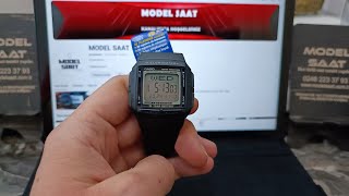 casio saat ayar DATA BANK DB-36  how to setting time DATA BANK DB-36 WATCH SETTING