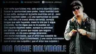 Jory - Una Noche Inolvidable (Con Letra) Reggaeton Romantic (Original)