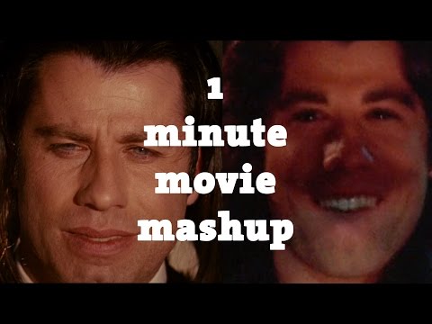 John Travolta meets John Travolta (1 Minute Movie Mashup)