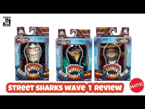 Best Jawsome Toys! 2024 Mattel's 30th Anniversary Street Sharks Wave 1 4K video review.