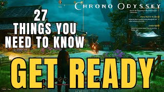 Chrono Odyssey - 27 THINGS YOU NEED TO KNOW BEFORE PLAYING CLOSED BETA!! - New MMORPG PC/PS5/XBOX
