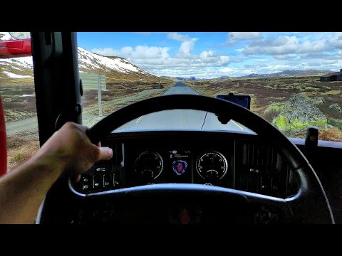 POV Driving Scania R440 -  Fv775 Hardangervidda nasjonalpark