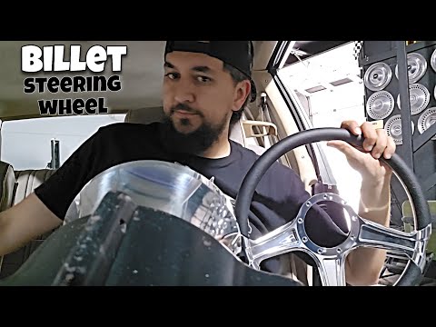 Installing a custom billet steering wheel