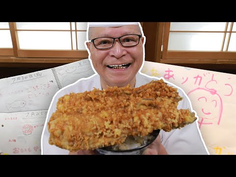 Why does he serve tempura for FREE?