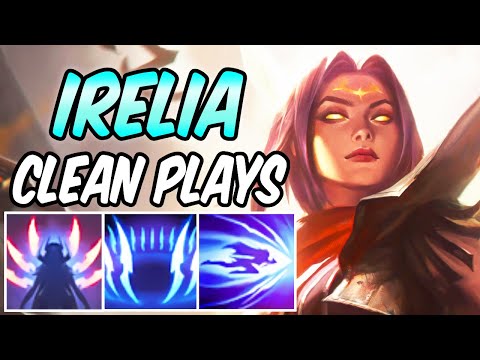 CLEAN DIAMOND IRELIA MID PLAYS | Build & Runes FULL AD High Noon Irelia Gameplay | League of Legends