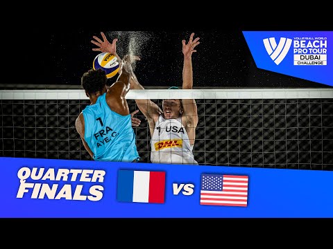 Aye, C./ Aye, Q vs. Benesh/Partain - Quarter Final Highlights Dubai 2022 #BeachProTour