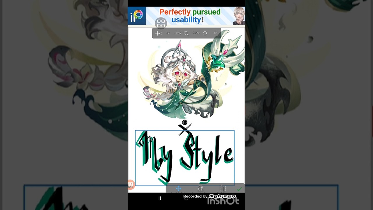 Drawing White Lily Cookie in MY STYLE✨ #trending #cookierunkingdom #animeeart #viral #youtube #fyp