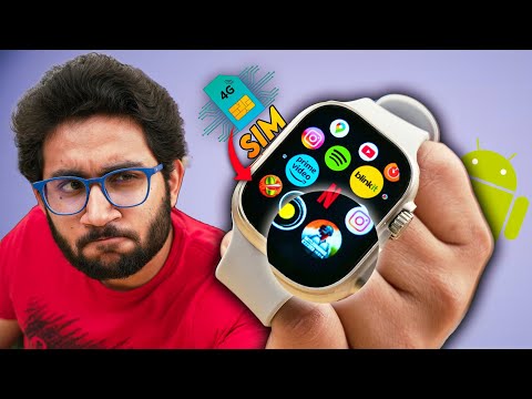 Android OS in Apple Watch Ultra😅 - FireBoltt Oracle Smartwatch (Wristphone)