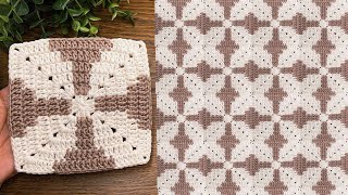 Modern Granny Square Tutorial,Perfect for Beautiful Blankets