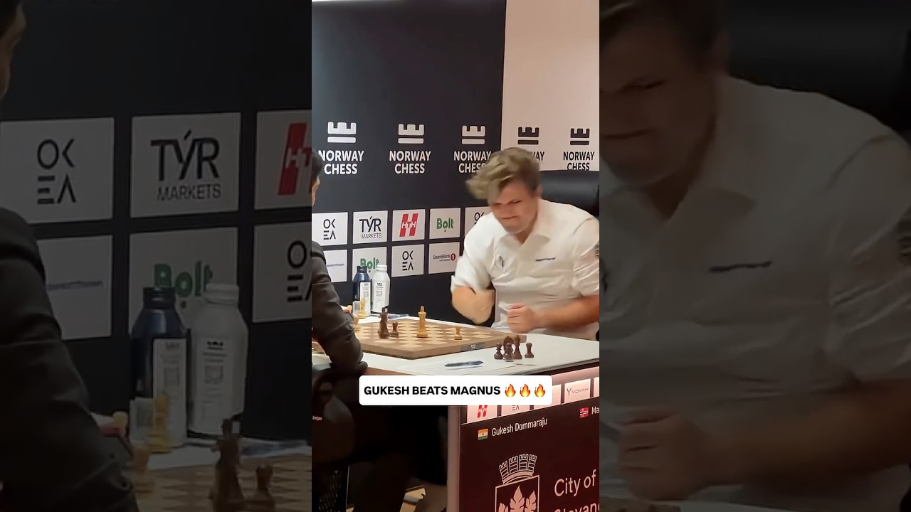 Magnus Carlsen CRASHES OUT after Upset Loss 🤬 (via @NorwayChess ) | Sports Illustrated