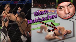islam makhachev gets Knocked out at UFC 192