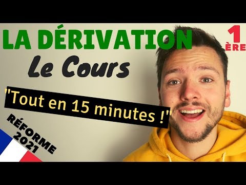 La dérivation - Spé maths - Première