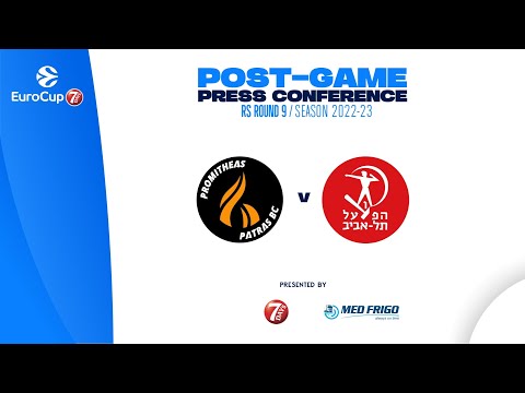 Press Conference Promitheas Patras - Hapoel Vegan Friendly Tel Aviv