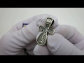 Відео огляд Срібний хрестик вкх140