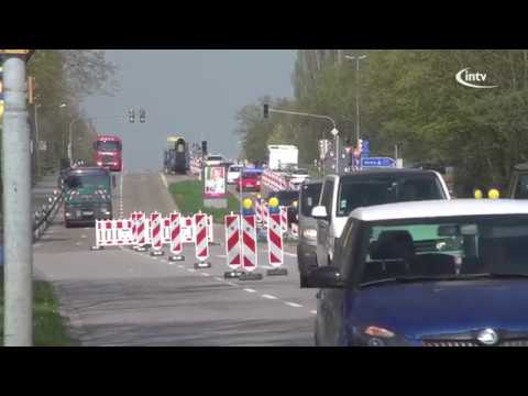 Bauarbeiten in der Manchinger Straße