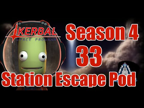 Station Escape Pod [33] Kerbal Space Program Career 1.8 Modded