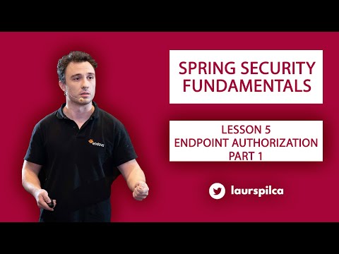 Grundlagen von Spring Security – Lektion 5 – Endpunktautorisierung – Teil 1