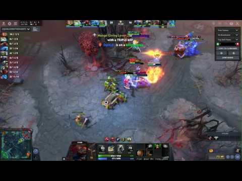 Dota 2 EPIC TRIPLE KILL with Sven -- Patch 7.0.x