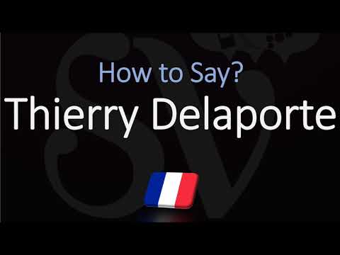 How to Pronounce Thierry Delaporte? (CORRECTLY)