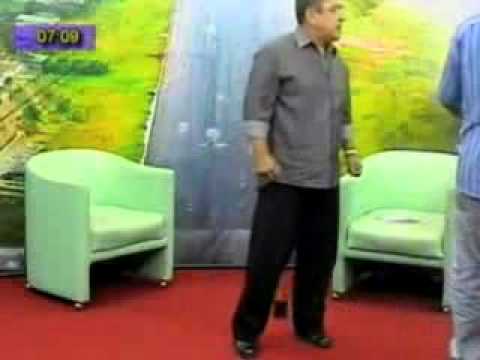 Em Acre Candidato do PMDB ao Senado briga com apresentador da tv durante entrevista