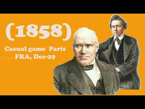 Morphy outplayed | Adolf Anderssen vs Paul Morphy 1858 Game 6