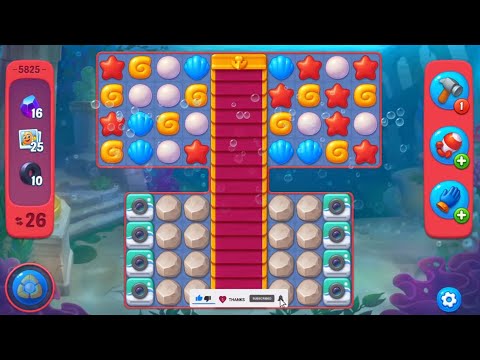 Fishdom lvl 5811-5829 👀 Can you beat this puzzle level?🔥Gameplay #534