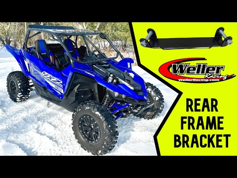 WELLER REAR FRAME BRACE INSTALL | YAMAHA YXZ 1000R | CHEAP AND EASY PROTECTION AGAINST FRAME BENDING