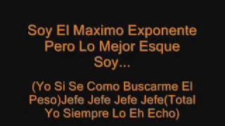 Daddy Yankee Jefe Letra