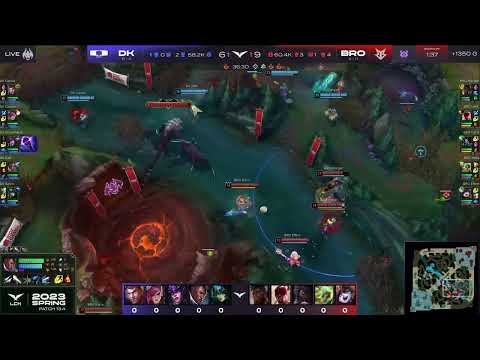 Karis executes Deft in a game winning moment!! Elder dragon fight! DK Vs BRO game1