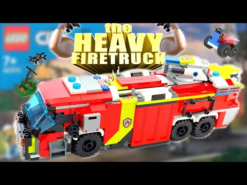 HEAVY Fire Truck - Alternate Build for LEGO 60374