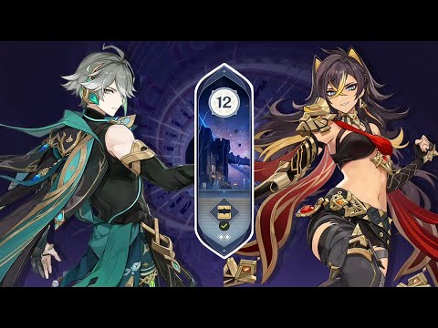 C0 Alhaitham Spread & C0 Dehya Hypercarry | Spiral Abyss 3.4/3.5 - Floor 12 - 9 Stars