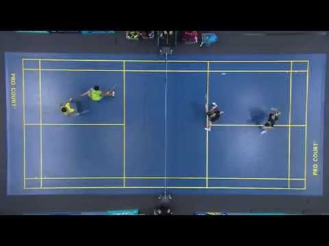 Game 1 Highlight - 2014 Finnish Open MD Final - Skaarup Rasmussen/Sørensen vs Huang/Lu
