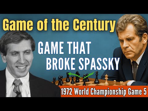 Fischer Breaks Spassky in 27 Moves | 1972 World Championship Game 5 Analysis
