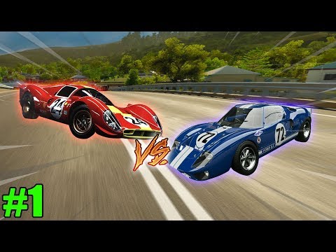 FERRARI 330 P4 VS  FORD GT40 EM GOLIAS - Forza Horizon 4 - GamePlay