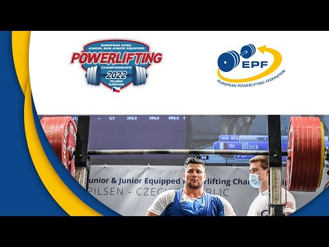Men 83 kg - European Open, Sub-Junior & Junior Equipped Powerlifting Championships 2022