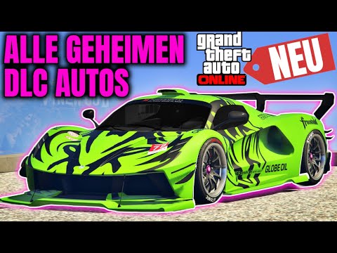 Alle geheimen DLC Autos die noch kommen - GTA 5 Online Deutsch