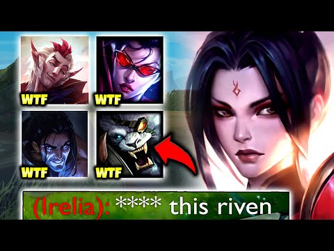 I got TURBO camped, Then carried with Riven (My team got speechless) - League of Legends